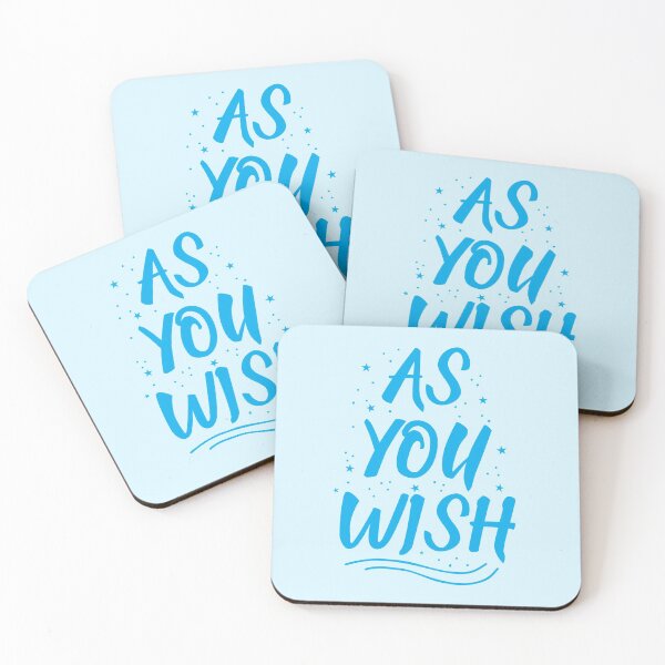 Item preview, As you wish FROZEN (blue hipster magic quote) designed and sold by jazzydevil.