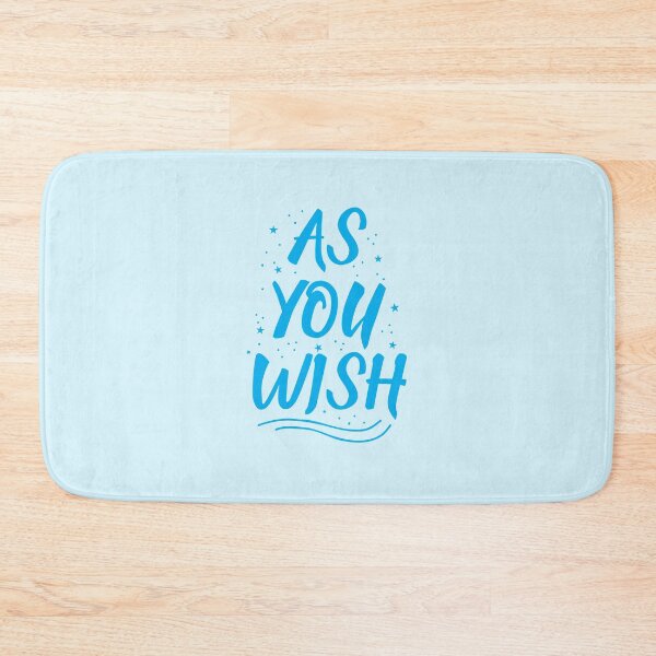 Item preview, As you wish FROZEN (blue hipster magic quote) designed and sold by jazzydevil.