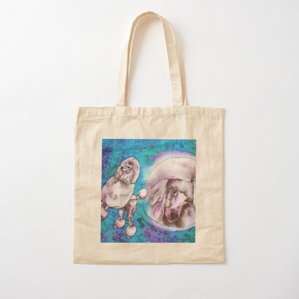 Standard Poodle Cotton Tote Bag