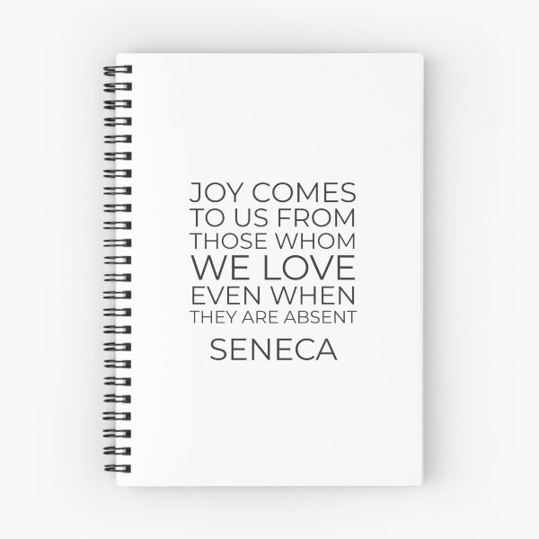 Item preview, Seneca Stoic philosophy - Stoic quotes on love - Joy comes to us from those whom we love designed and sold by Inspirationmotivation.