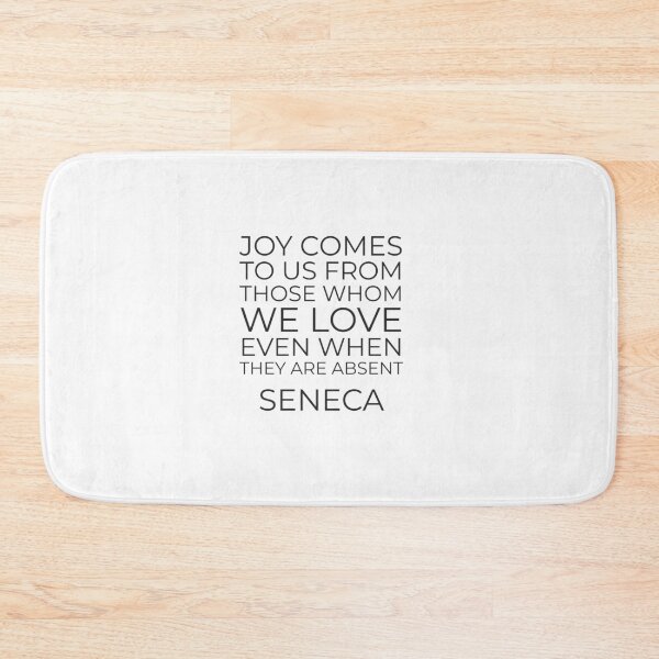 Item preview, Seneca Stoic philosophy - Stoic quotes on love - Joy comes to us from those whom we love designed and sold by Inspirationmotivation.