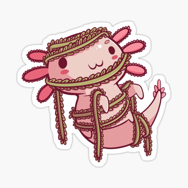 Halloween Axolotl - Mummy! Sticker