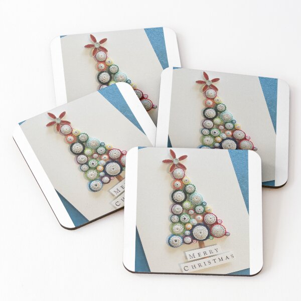 Item preview, Printed Paper quilling Art. Christmas tree  designed and sold by Sweetpaperdesignsol Hyunah Yi.