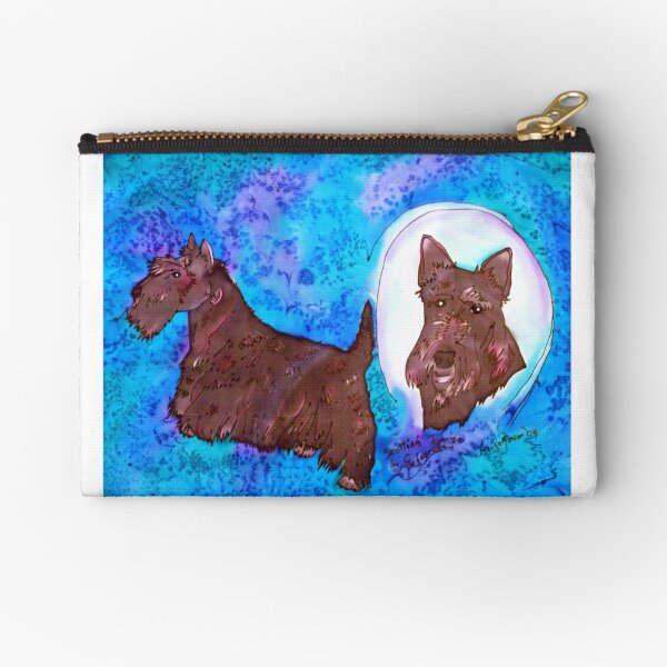 Scottish Terrier Zipper Pouch