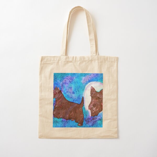 Scottish Terrier Cotton Tote Bag