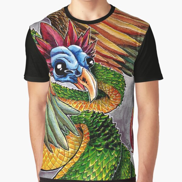 The Undiscovered Bestiary - Quetzalcoatl Graphic T-Shirt