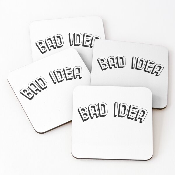 Item preview, Bad Idea sticker designed and sold by FrizbeeEyes.