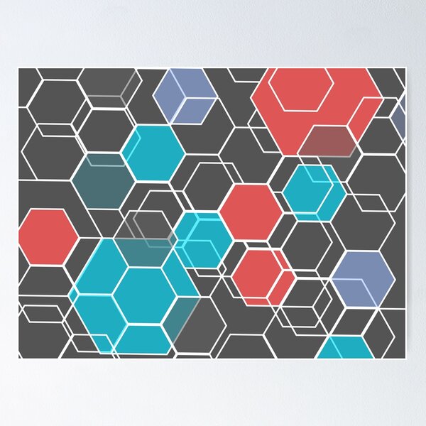 Item preview, Hexagon Forest 02 designed and sold by mariaclairewu.