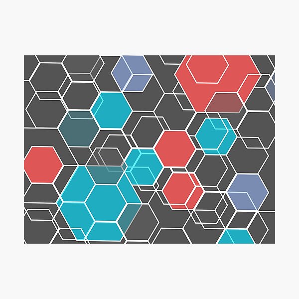 Item preview, Hexagon Forest 02 designed and sold by mariaclairewu.
