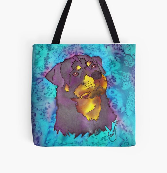 Rottweiler All Over Print Tote Bag
