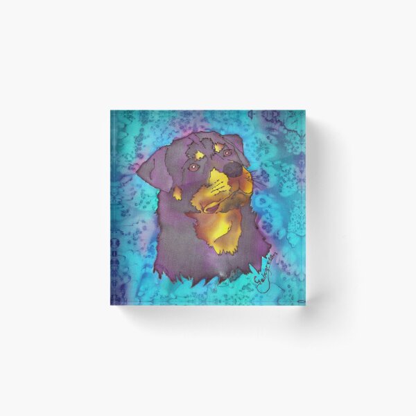 Rottweiler Acrylic Block