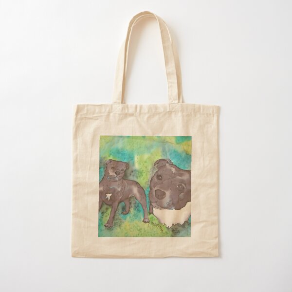 Staffordshire Bull Terrior Cotton Tote Bag