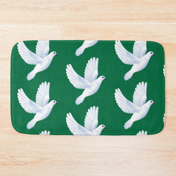 Item preview, DOVE IN FLIGHT ON CADMIUM GREEN designed and sold by PetsandBeyond.