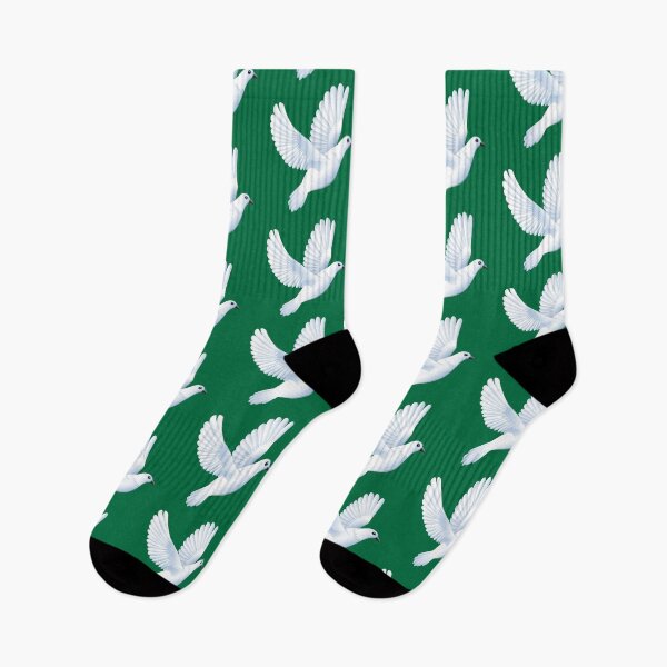 Item preview, DOVE IN FLIGHT ON CADMIUM GREEN designed and sold by PetsandBeyond.