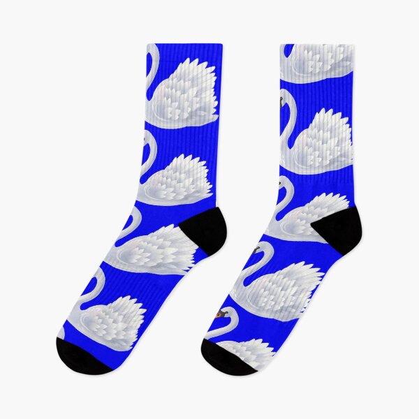 Item preview, BEAUTIFUL SWANS ON BLUE designed and sold by PetsandBeyond.
