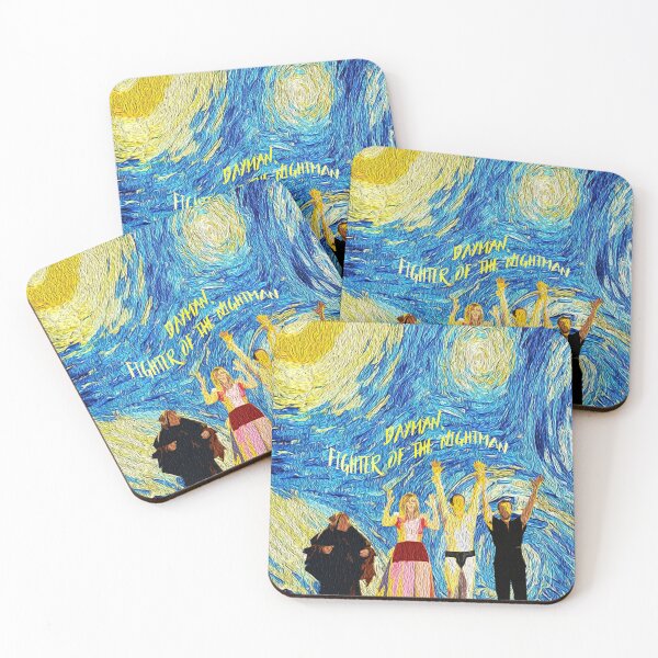It's Always Sunny in Philadelphia Starry Nightman Cometh Coasters (Set of 4)