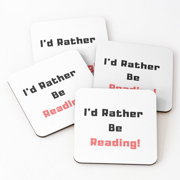 Item preview, I'd rather be Reading! designed and sold by TextyQuotes.