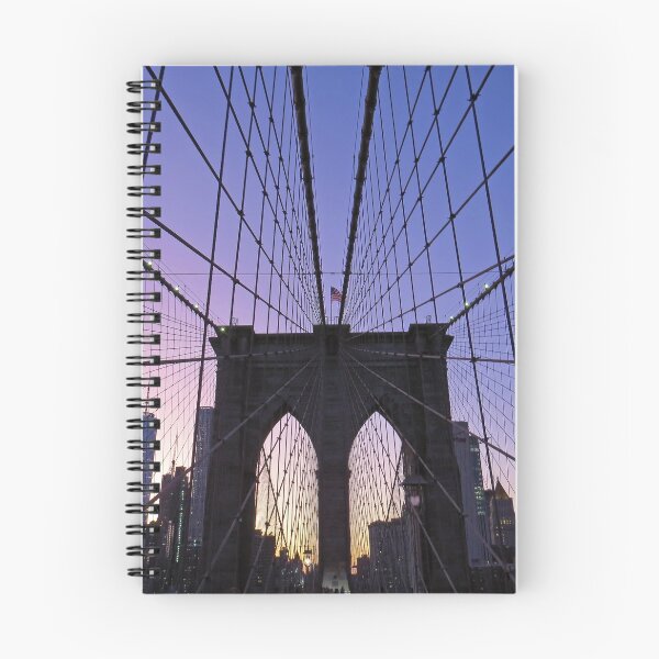 Item preview, Puente de Brooklyn al atardecer designed and sold by Melanie Dogan.