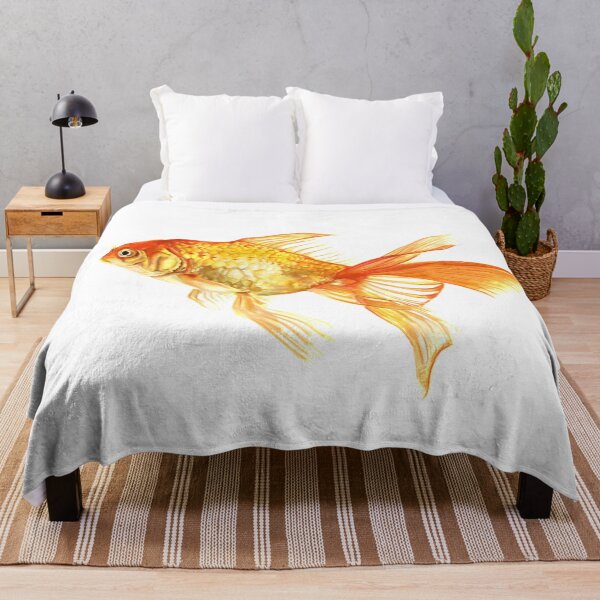 Item preview, Golden One - Goldfish Painting designed and sold by hellocando.