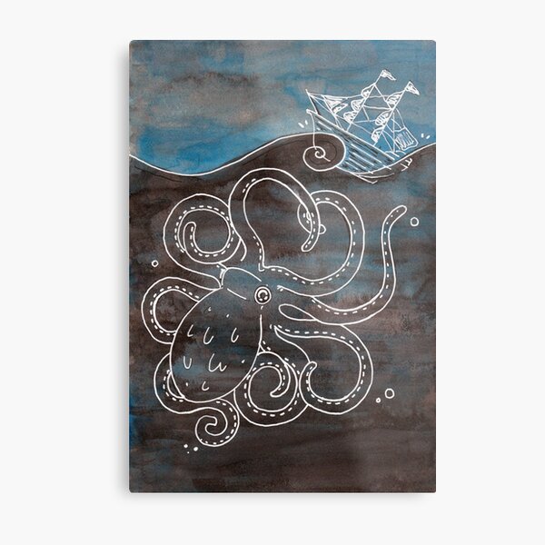 Kraken Metal Print
