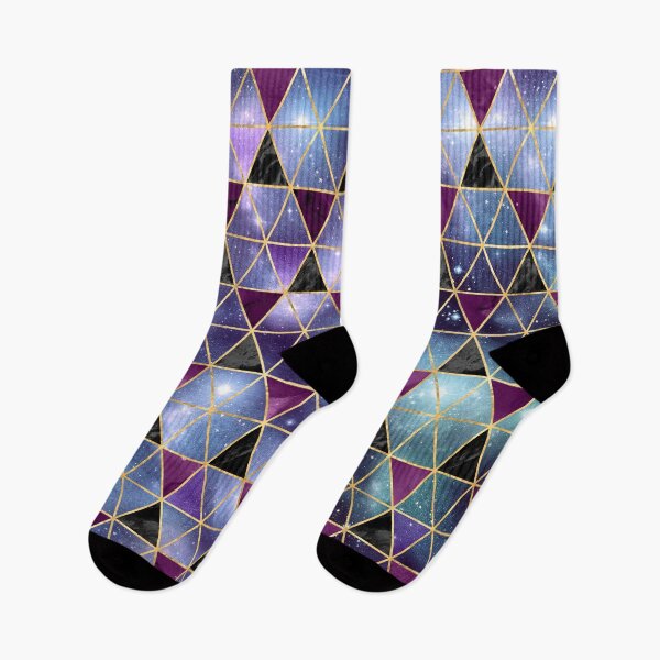 Item preview, Geometric Galaxy Triangles - Isometric Pattern designed and sold by MysticMagpie.