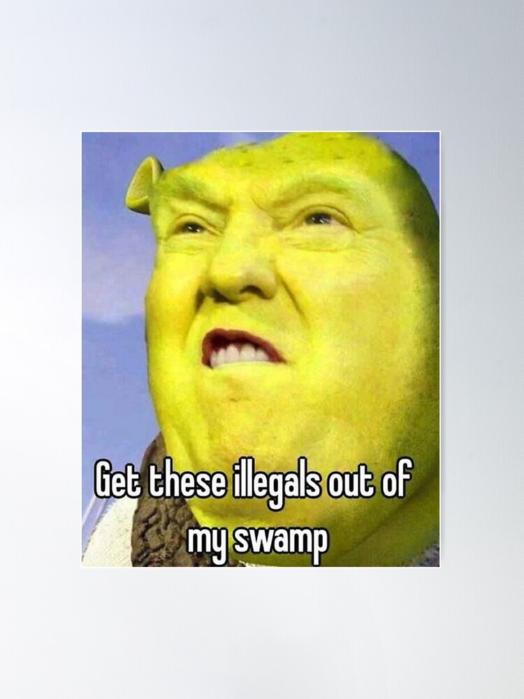 Shrek? Te noto distinto(shrek + asno.png, shrek wazowski y shrek trump)