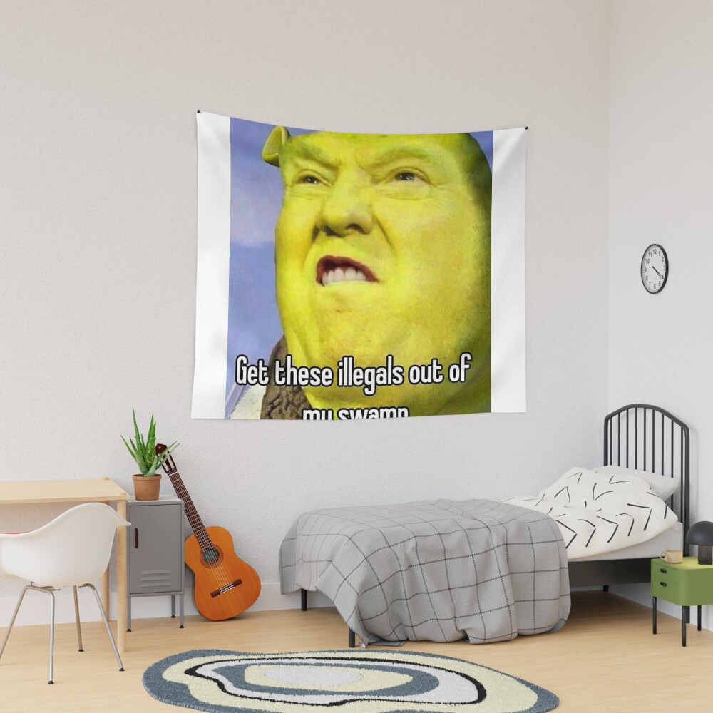 cara sherk meme - Sherk Meme - Tapestry