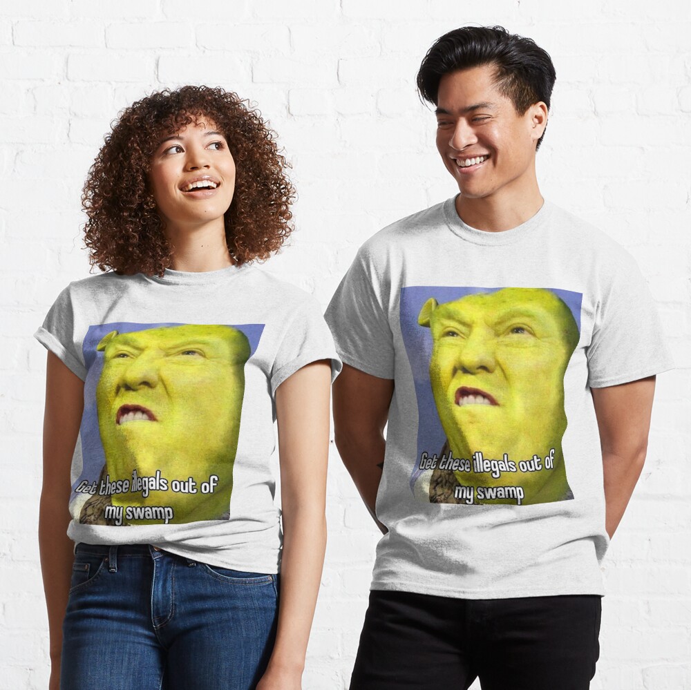 Trump Donaldtrump Shrek Meme Stealthis Stealthissticker - Shrek