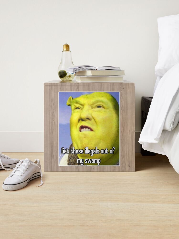 Trump Donaldtrump Shrek Meme Stealthis Stealthissticker - Shrek