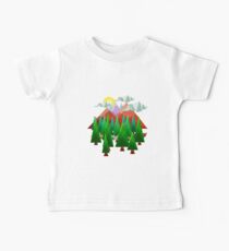 Abstrakte Landschaft Baby T-Shirt