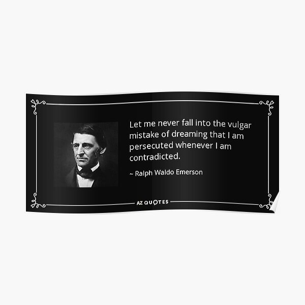 Emerson Quote Poster
