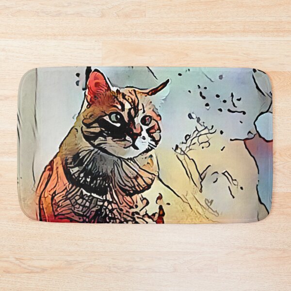Item preview, Inked Watercolor Kitty  designed and sold by Alyxandre.