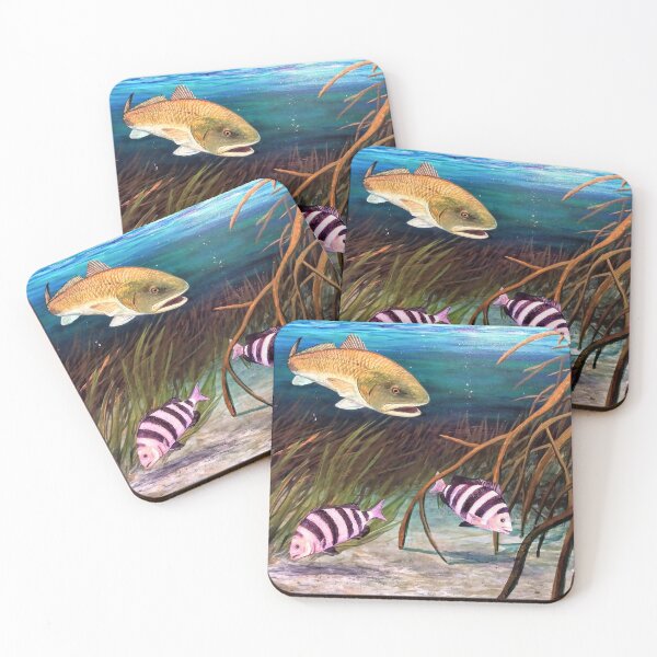 Item preview, 1 Fish 2 Fish Redfish Sheephead designed and sold by artistmind7.