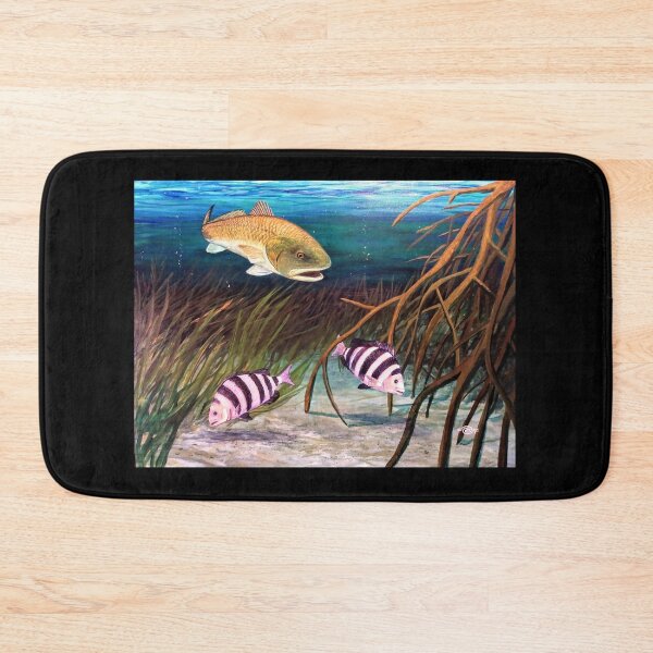 Item preview, 1 Fish 2 Fish Redfish Sheephead designed and sold by artistmind7.
