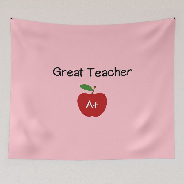 Item preview, Great Teacher Appreciation Apple Color designed and sold by TinyStarAmerica.