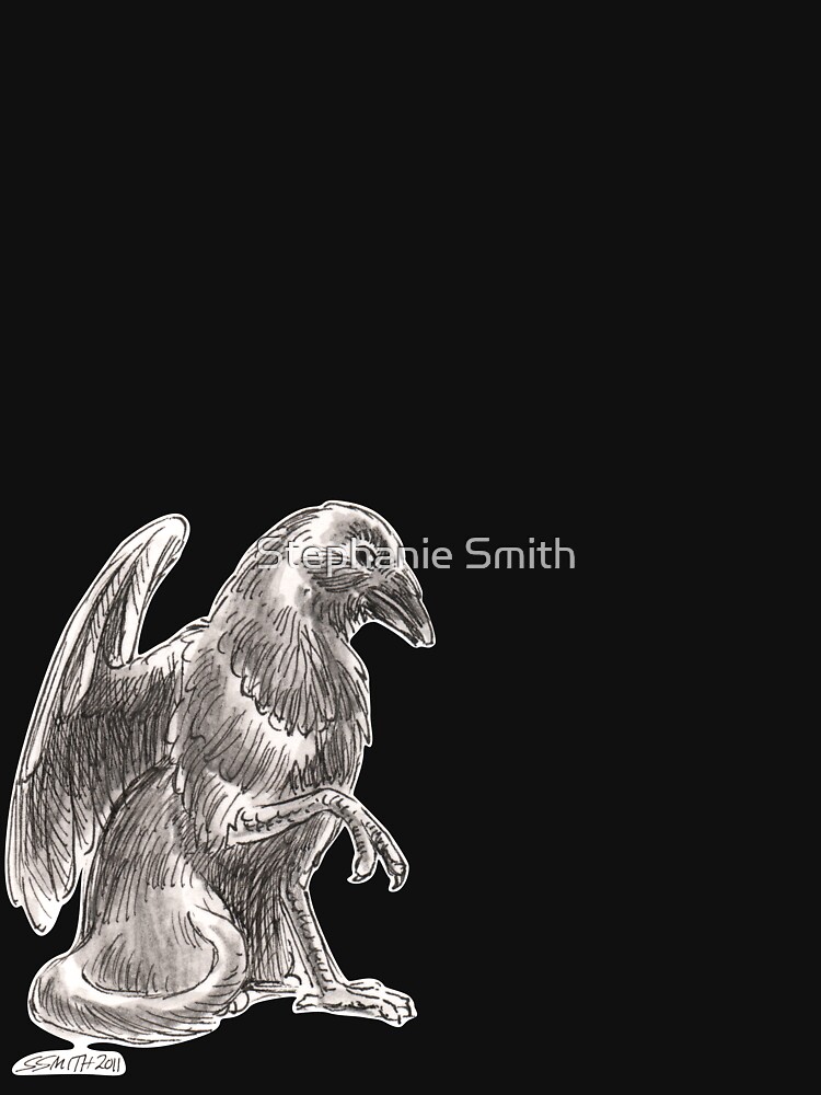 Sketch -- Mythological House Griffin: Crow Variety by stephsmith