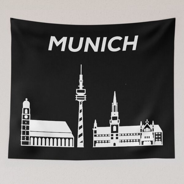 Item preview, Munich Skyline, Germany designed and sold by marosharaf.