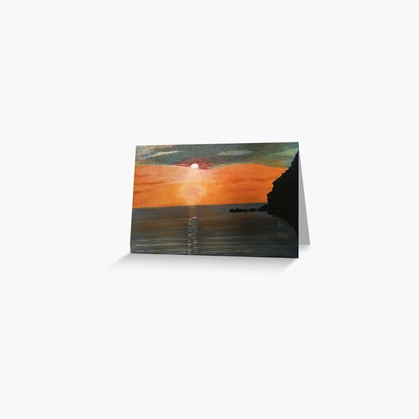 Sombreio - Pôr de Sol - Benguela Greeting Card
