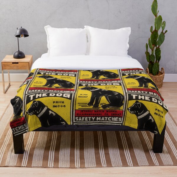 Artikelvorschau,  Vintage "The Dog" Streichholzschachtelhülle entworfen und verkauft von Peace,Love & Art.