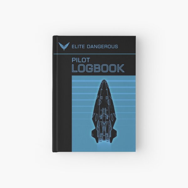 ELITE DANGEROUS:PILOT LOGBOOK ANACONDA BLUE Hardcover Journal