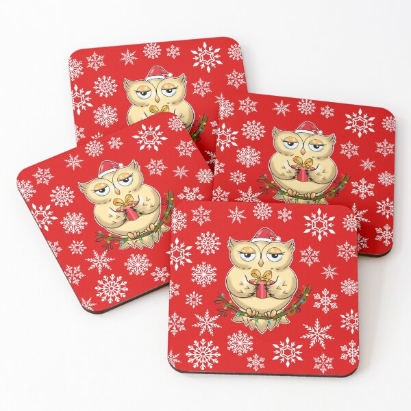 Item preview, Santa Owl Christmas and Holidays GIft designed and sold by Kate Hyunsu Cho.