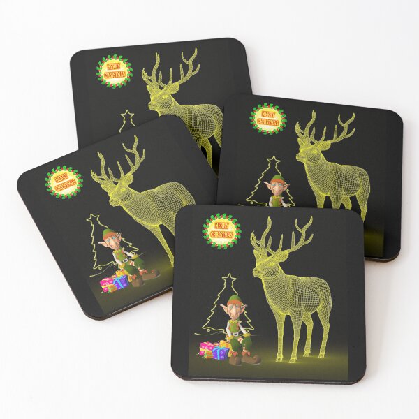 Item preview, MERRY CHRISTMAS reindeer of light designed and sold by Astralia.