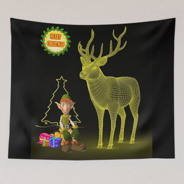 Item preview, MERRY CHRISTMAS reindeer of light designed and sold by Astralia.