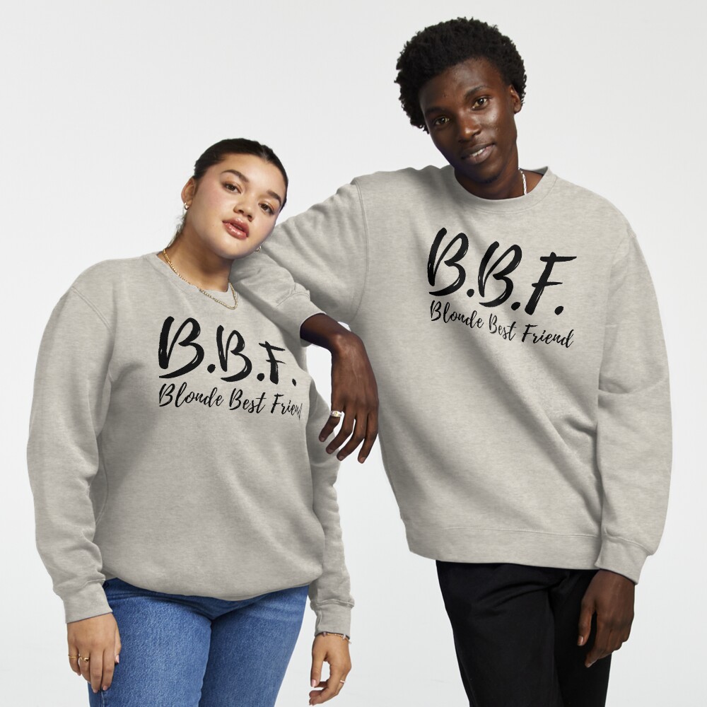B.B.F. Blonde Best Friend Bestie Friends product design Art Print for Sale by nikkidawn74 Redbubble