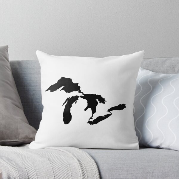 Item preview, Great Lakes Michigan Outline - Black  designed and sold by TaoJones42.