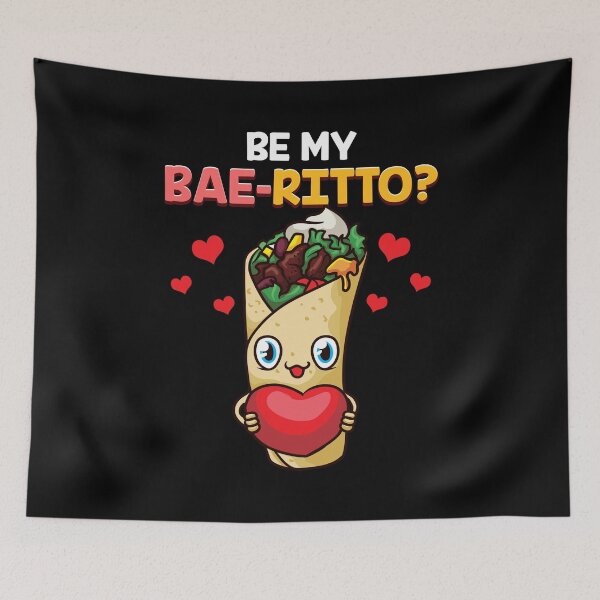 Item preview, Cute & Funny Be My Bae-rrito Baerrito Burrito Pun designed and sold by perfectpresents.