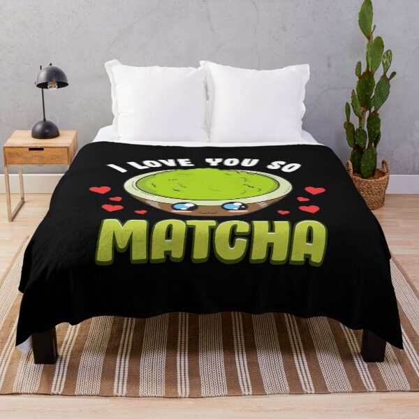 Item preview, Cute & Adorable I Love You So Matcha Food Pun designed and sold by perfectpresents.