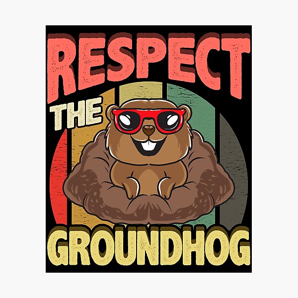 Item preview, Cute Respect The Groundhog Funny Groundhog Day designed and sold by perfectpresents.