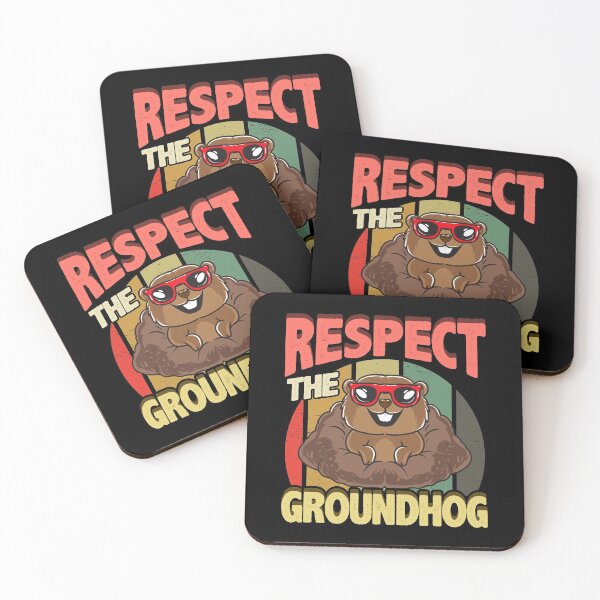 Item preview, Cute Respect The Groundhog Funny Groundhog Day designed and sold by perfectpresents.