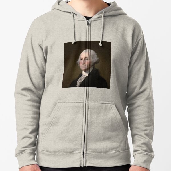 George Washington Zipped Hoodie